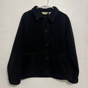 Eddie Bauer polartec button up shirt/jacket shacket Women’s medium
